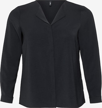 Vero Moda Curve Bluzka 'VMCESME' w kolorze czarny: przód