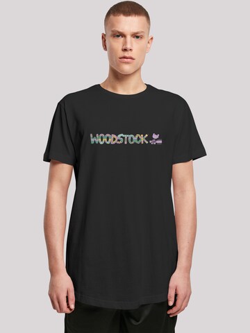 F4NT4STIC Shirt in Zwart: voorkant