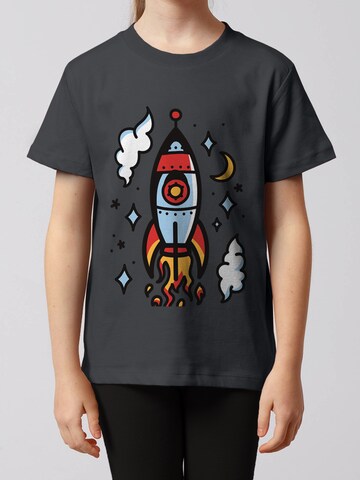 watabout.kids Shirt 'Rakete' in Grey: front