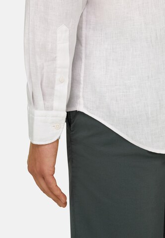 Boggi Milano Regular Fit Hemd in Weiß