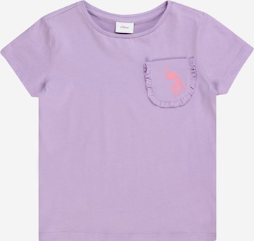 s.Oliver T-Shirt in Lila: predná strana