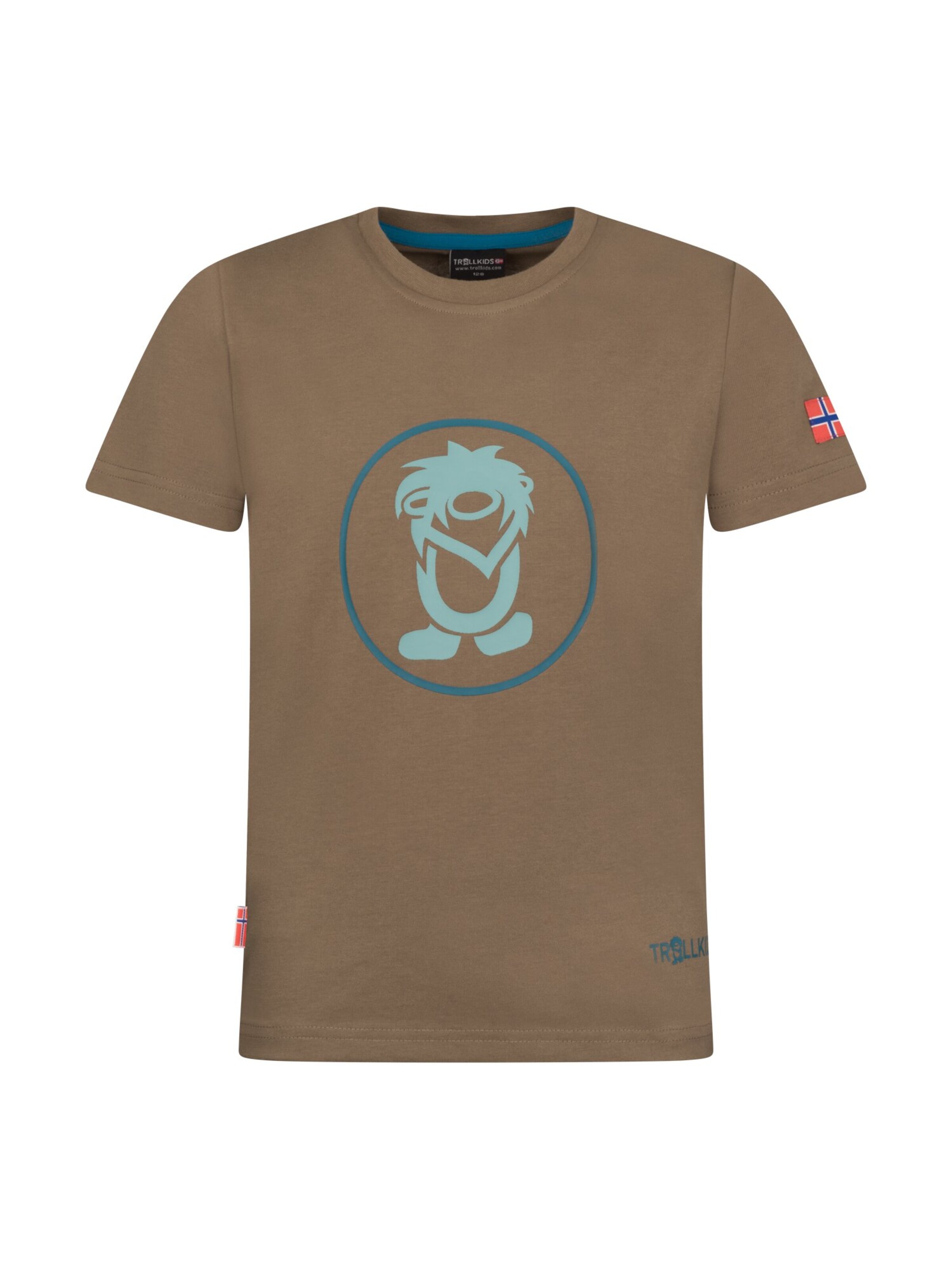 TROLLKIDS Funktionsshirt‌‌‌‌‌‌‌ in Braun: Vorderseite