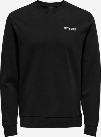 Only & Sons Sweatshirt in Schwarz: predná strana