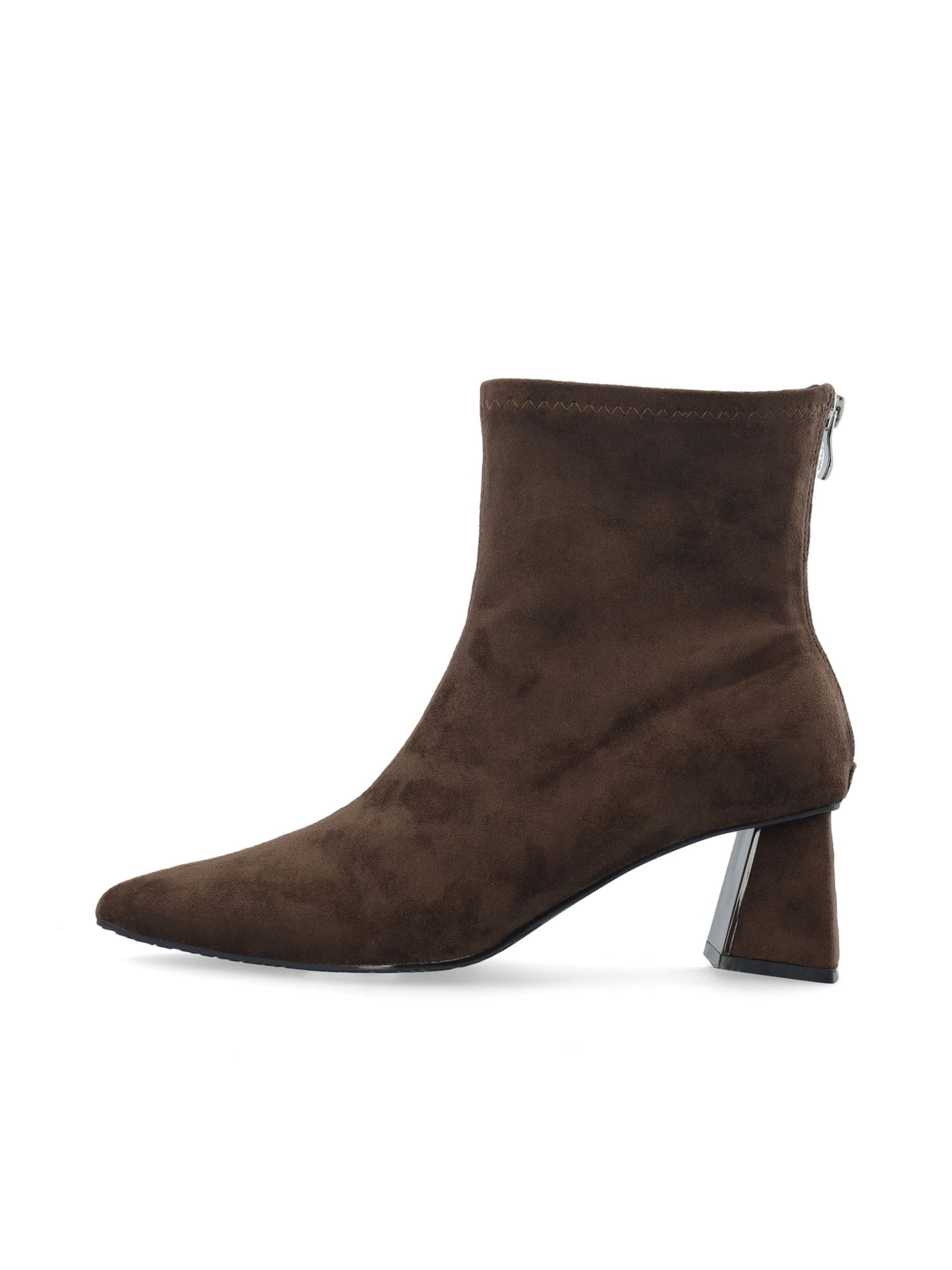 Bianco - Botas de tobillo 'MARALYN ' en marrón: frente