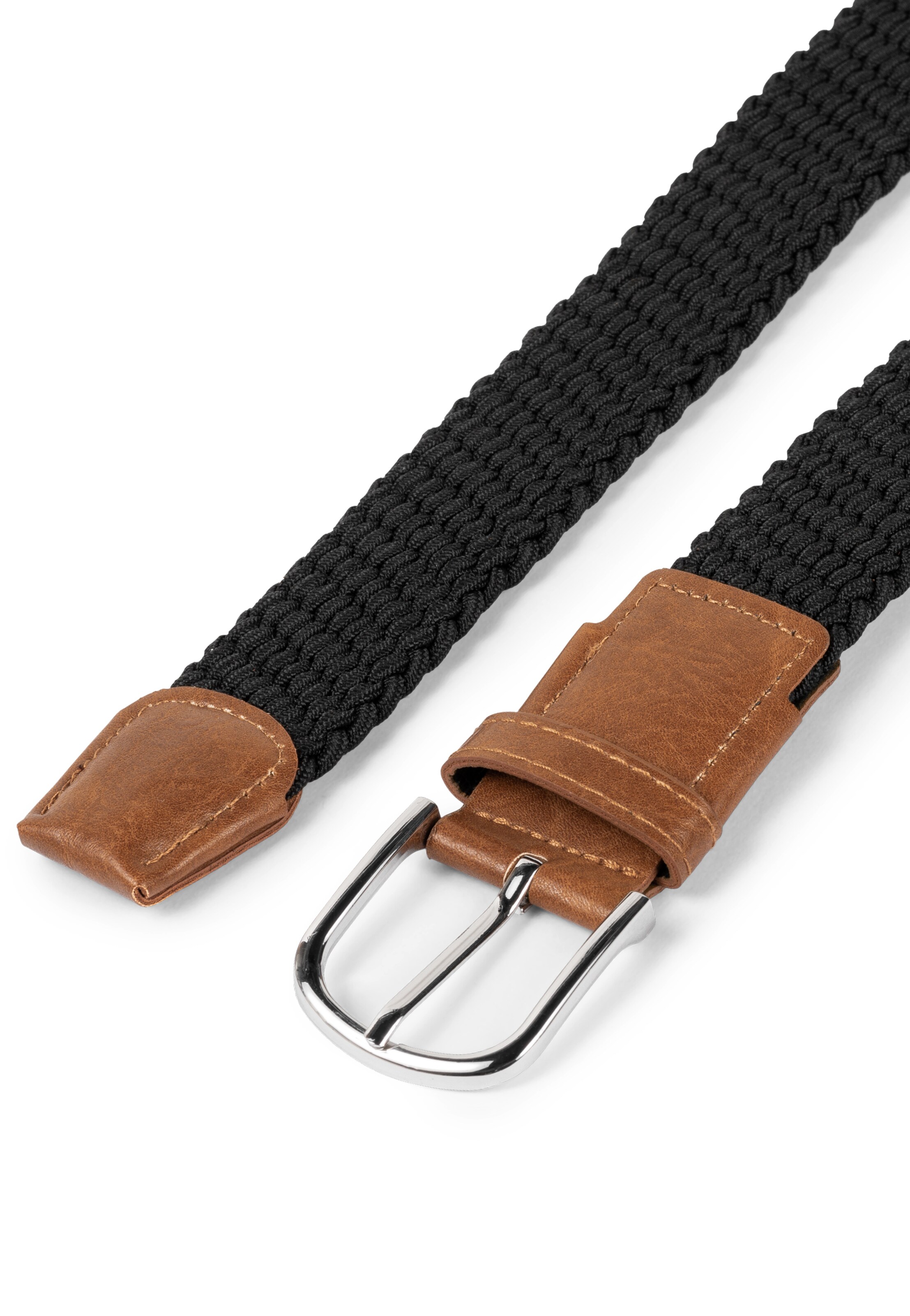 INDICODE JEANS Gürtel 'Alvin' in Schwarz