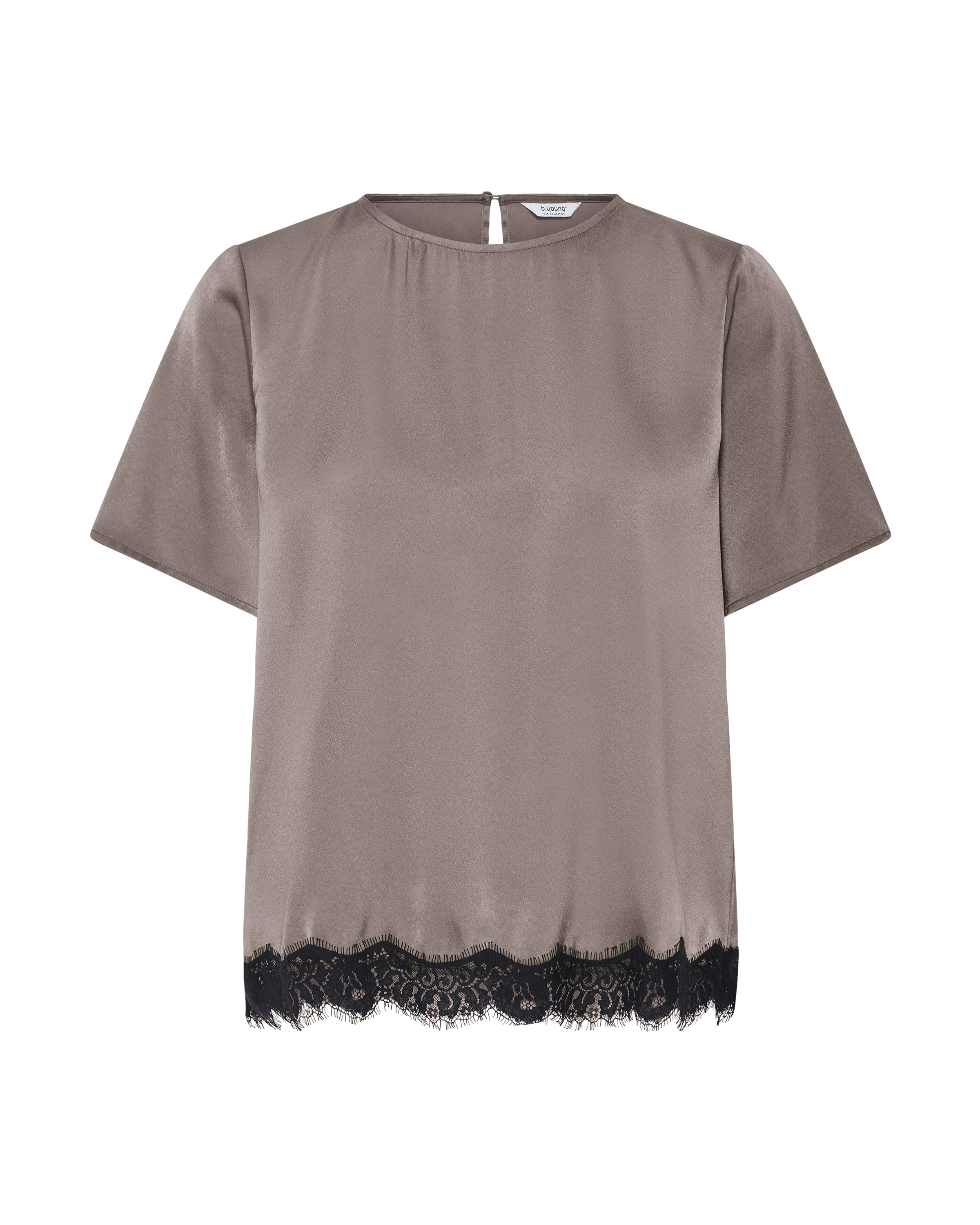 b.young Blouse in Grey: front