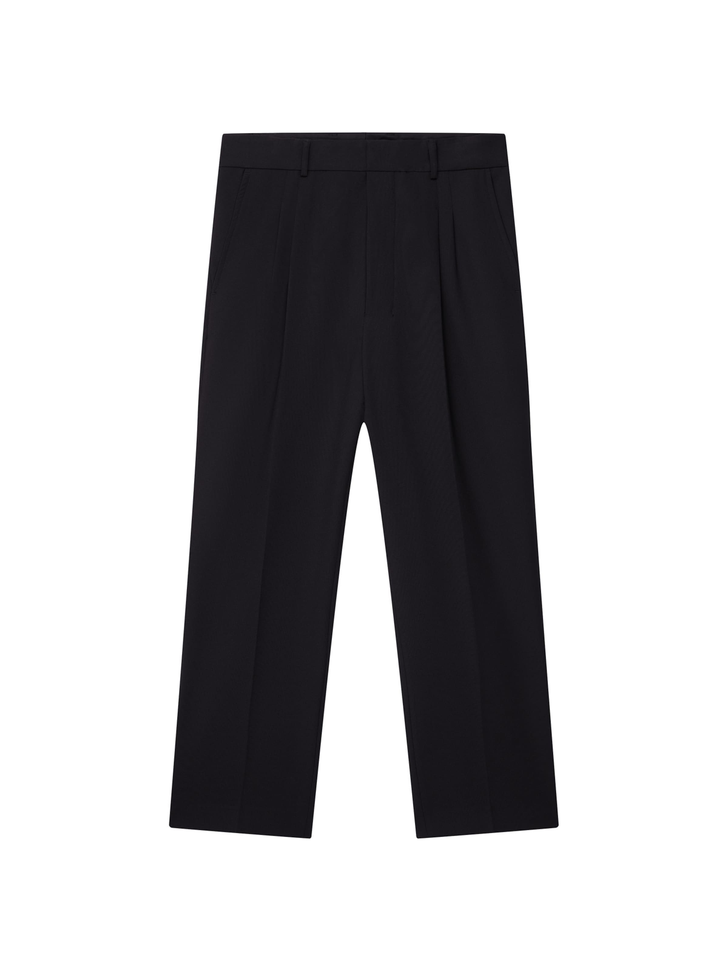 Studio Seidensticker Regular Chino in Zwart: voorkant