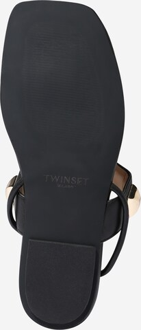 Twinset Teenslipper in Zwart