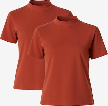 T-shirt C&City en marron : devant