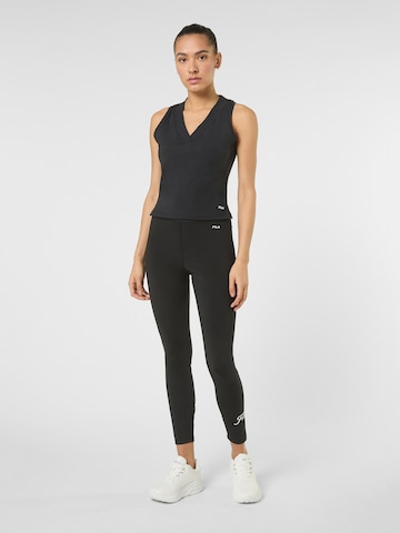 Top 'LUNATA graphic sleeveless v-neck top' di FILA in nero