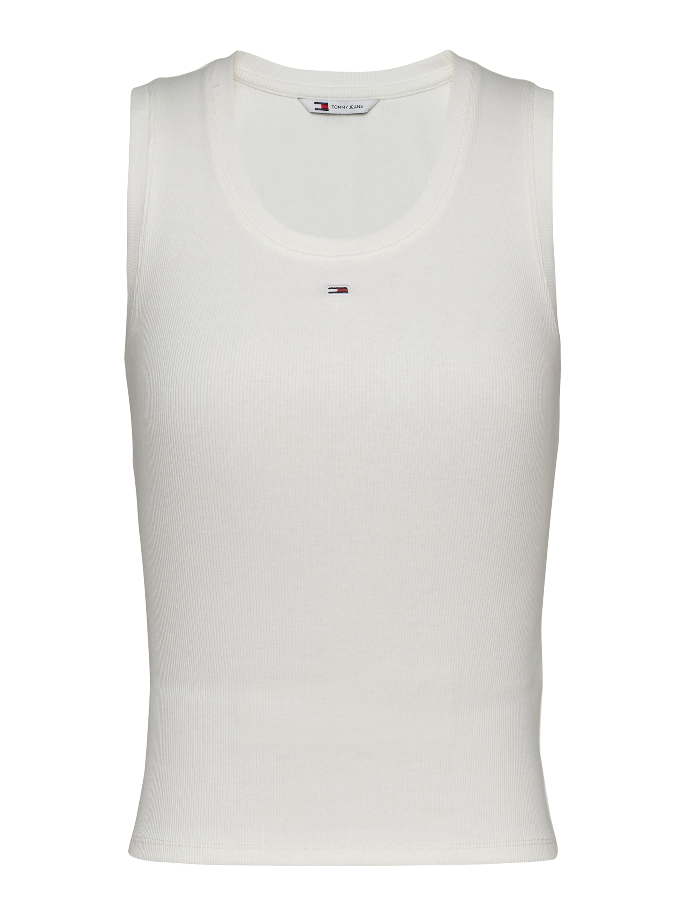 Tommy Jeans Τοπ 'Essentials' σε μπεζ: μπροστά