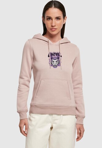 Mister Tee Sweatshirt 'Always On Fire' in Pink: Vorderseite