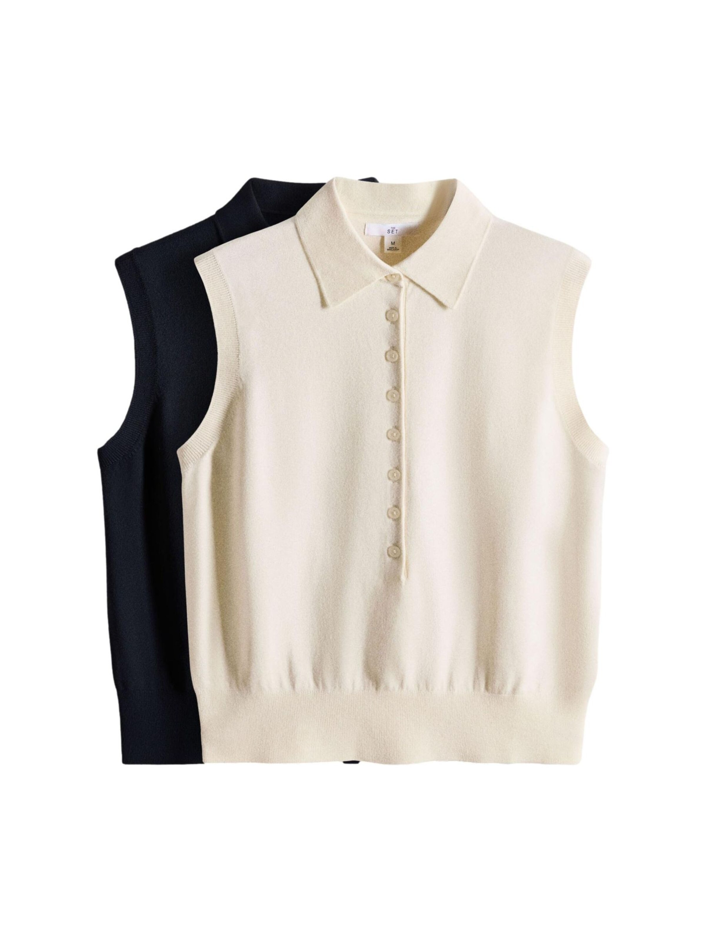 The Set Sweater in Ecru / Navy, Item view