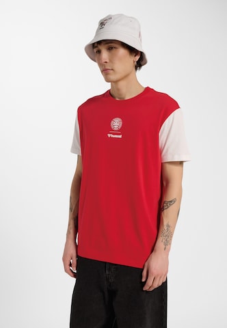 Hummel Funktionsbluse i rød: forside