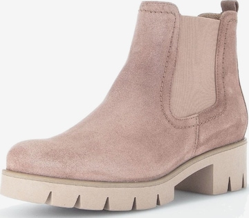 GABOR Chelsea boots in Roze: voorkant