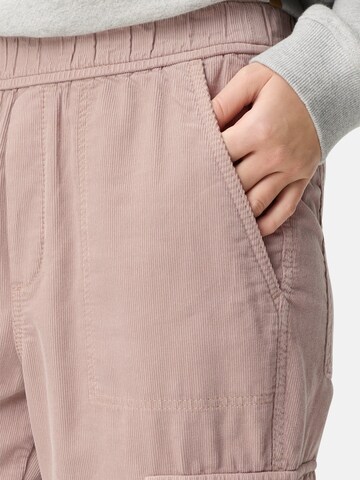 CAMEL ACTIVE Loosefit Cargo-Hose aus reiner Baumwolle in Pink