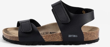 juoda Bayton Sandalai 'Ulys': priekis