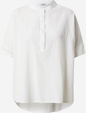 Wemoto - Blusa 'Polly' em branco: frente