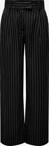 ONLY Lużny krój Spodnie 'DITA' w kolorze czarny: przód
