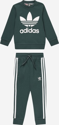 ADIDAS ORIGINALS Tracksuit in Green: front