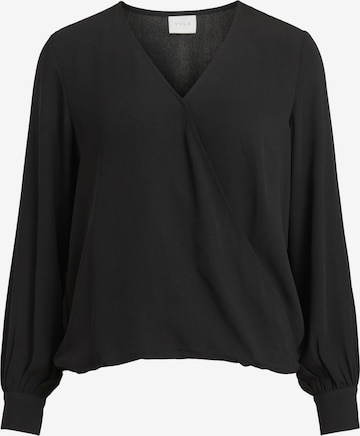 VILA Блуза 'Nalu' в черно: отпред