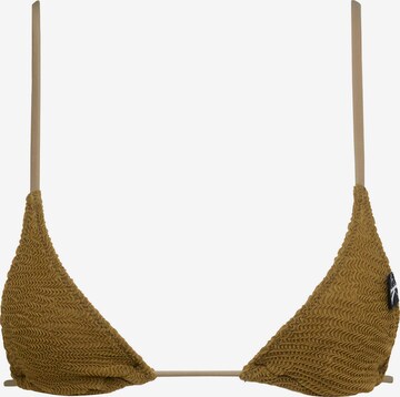 Triangle Hauts de bikini Calvin Klein Swimwear en vert : devant