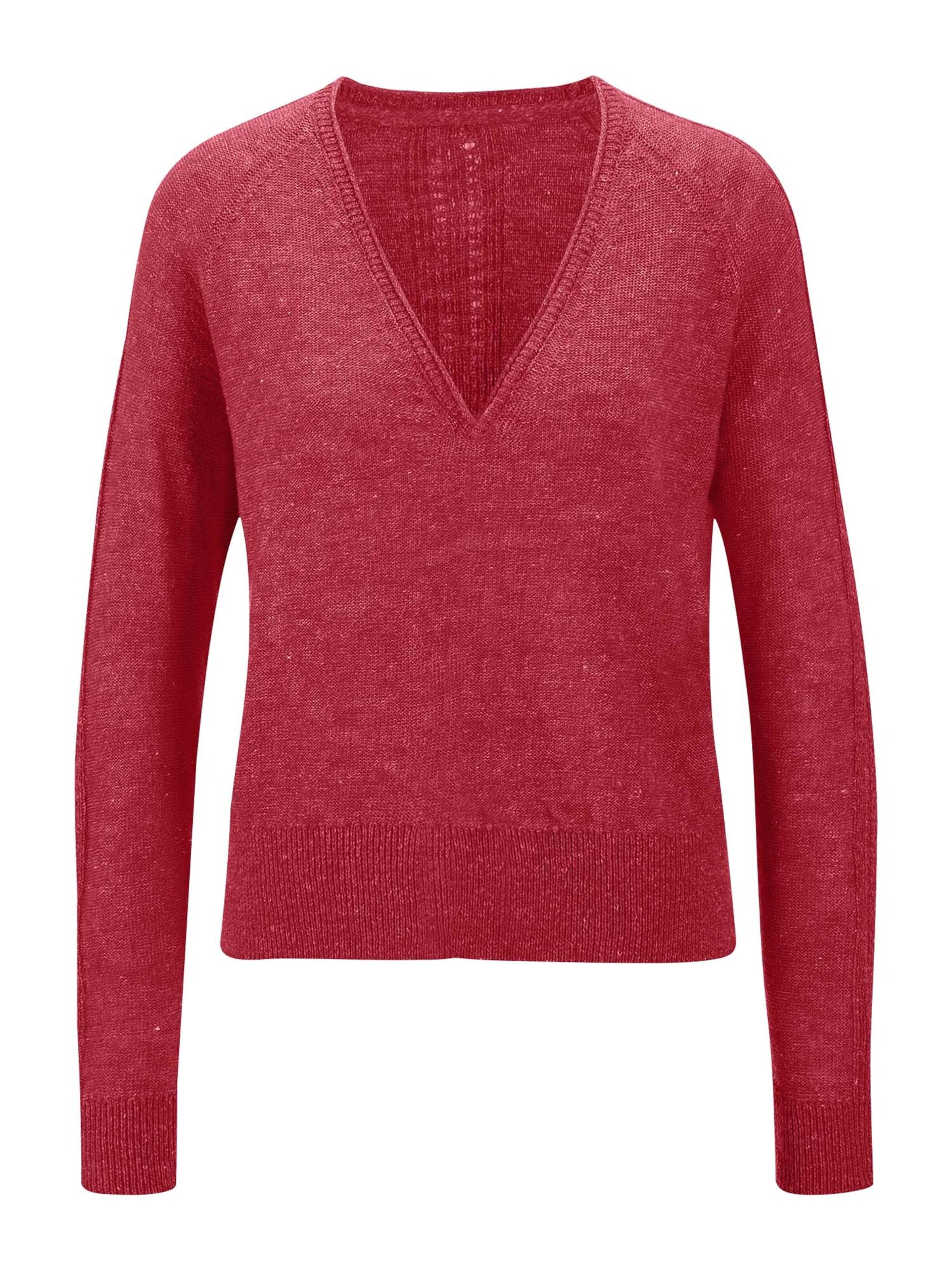 MADELEINE Pullover in Rot: Vorderseite
