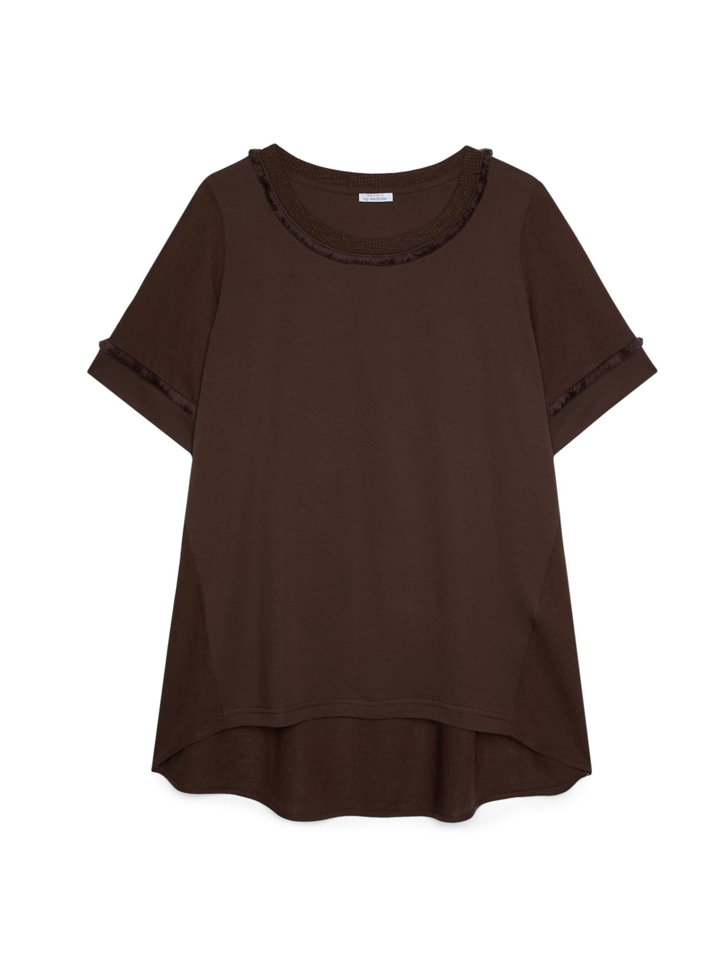 Fiorella Rubino Shirt in XXL-XXXL/Plus in Brown, Item view