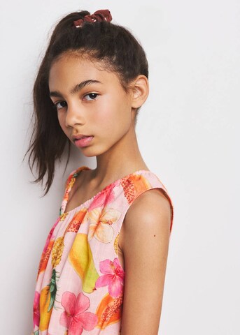 MANGO KIDS Dungarees 'Papaya' in Pink