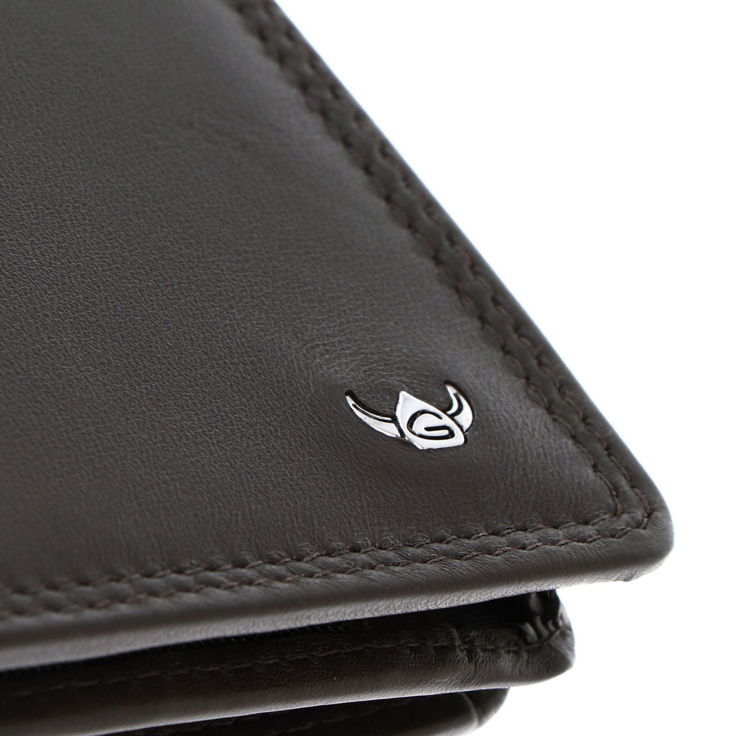 Porte-monnaies 'Polo' GOLDEN HEAD en marron