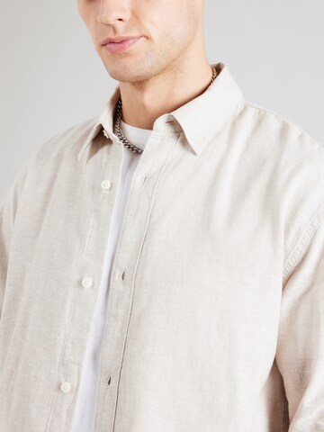 Coupe regular Chemise HOLLISTER en gris