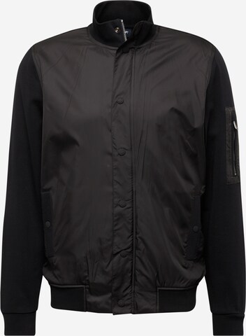 JOOP! JeansPrijelazna jakna 'Savino' - crna boja: prednji dio