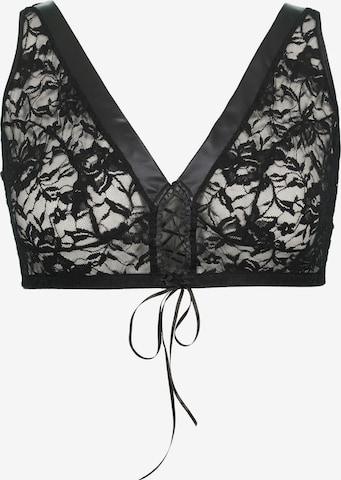 Soutien-gorge Ulla Popken en noir : devant