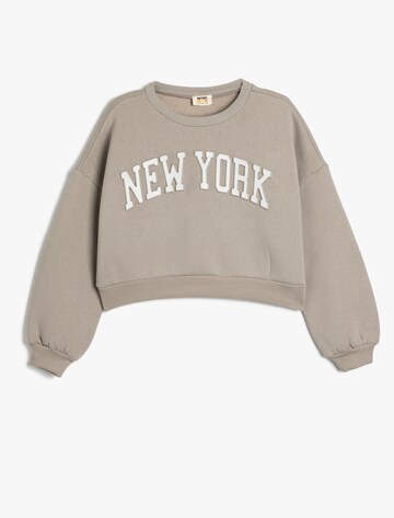 Koton Sweatshirt in Grijs: voorkant