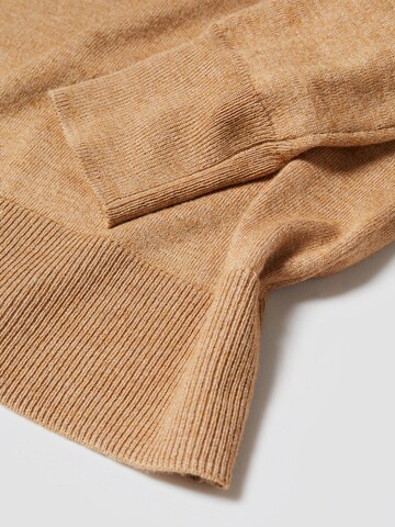 MANGO Sweter 'LUCCAC' w kolorze brązowy
