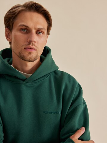 DAN FOX APPAREL Sweatshirt 'Sebastian' Heavyweight' in Green