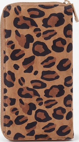 MILLYMILK® Wallet 'SAVANA LARGE' in Brown: front