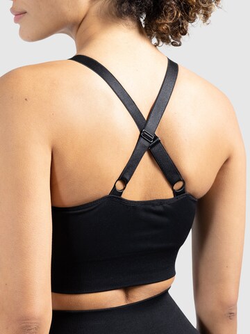 Bustier Soutien-gorge de sport 'Amber' Smilodox en noir