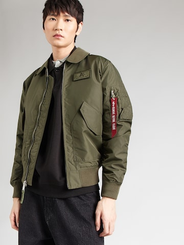 ALPHA INDUSTRIES Přechodná bunda 'CWU-36/P TT' – zelená: přední strana