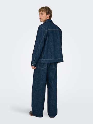 Only & Sons Overgangsjakke 'ONSCassel' i blå