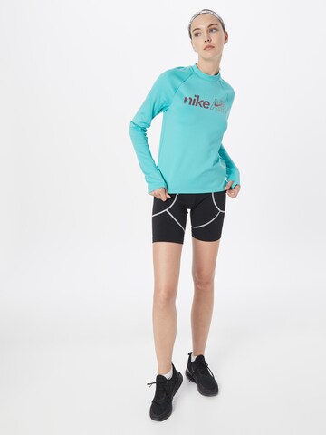 NIKE Sport sweatshirt i blå