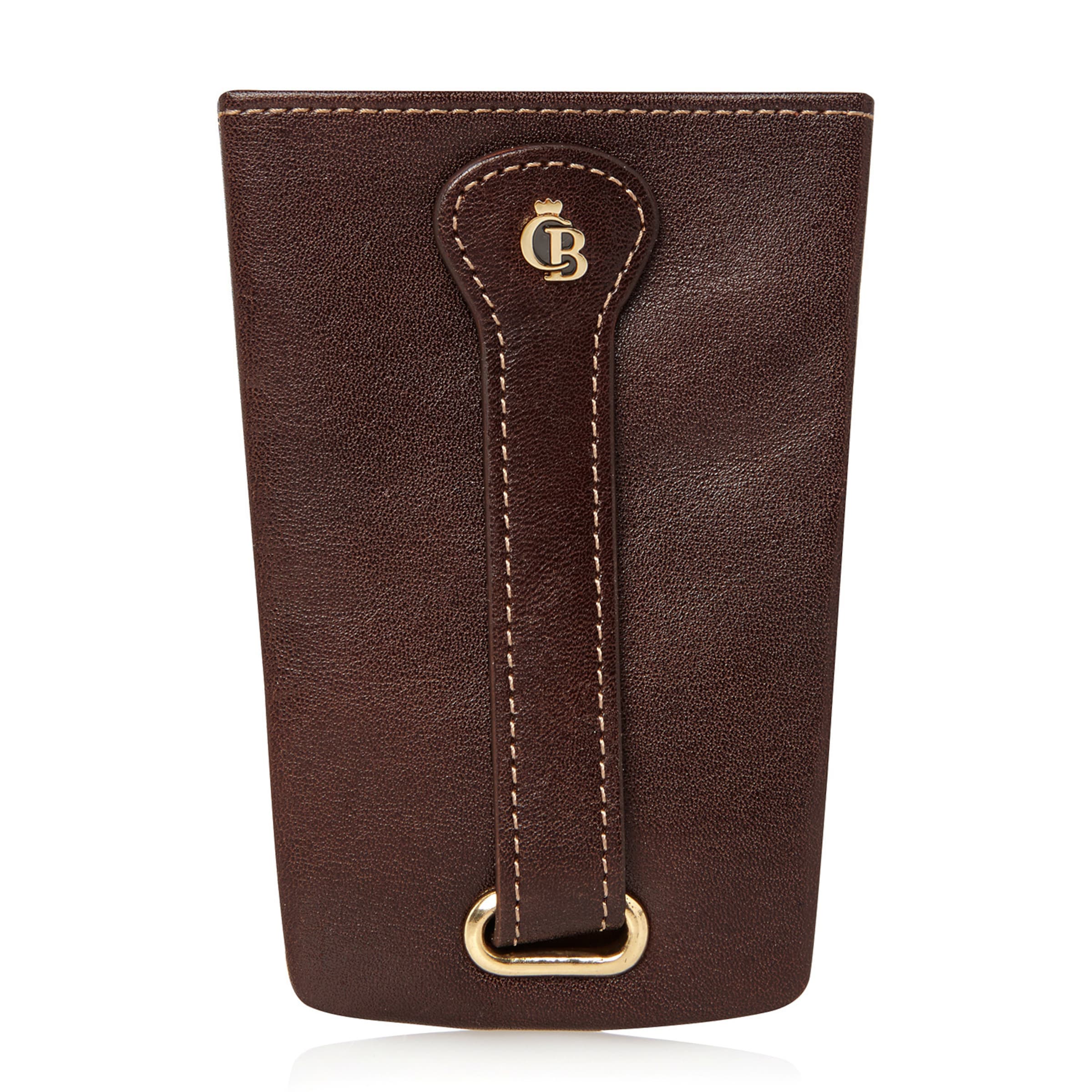 Portachiavi di Castelijn & Beerens in marrone: frontale