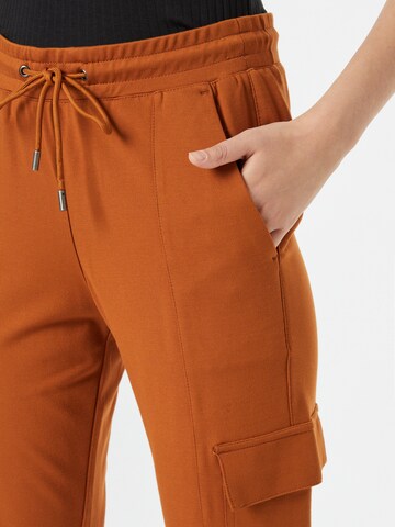 TOM TAILOR Loose fit Cargo Pants in Brown