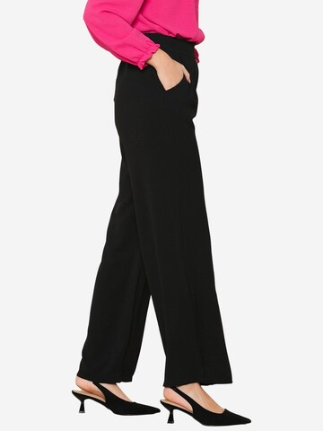 LolaLiza Wide Leg Hose in Schwarz