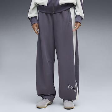 PUMA Loose fit Workout Pants 'T7 Love Of The Cat' in Grey: front
