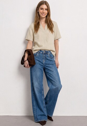 STREET ONE Bluse in Beige