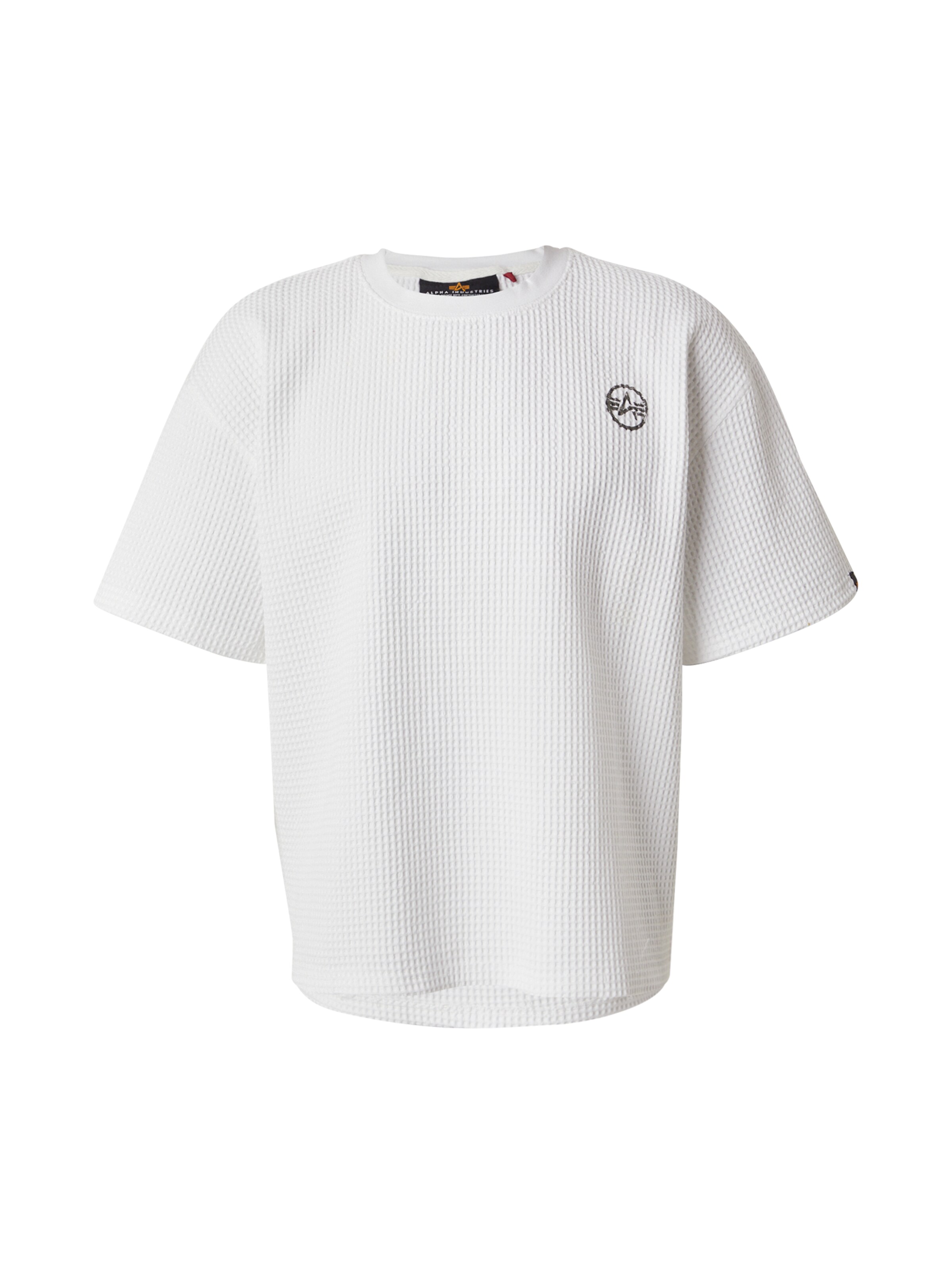 ALPHA INDUSTRIES Shirt 'Studio' in White: front