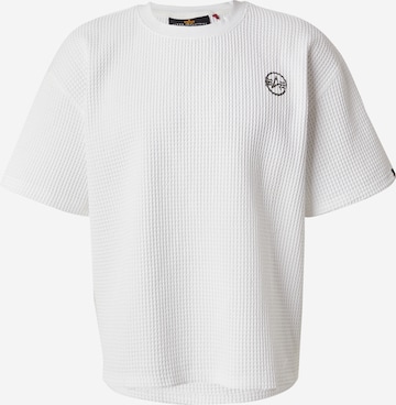 T-Shirt 'Studio' ALPHA INDUSTRIES en blanc : devant