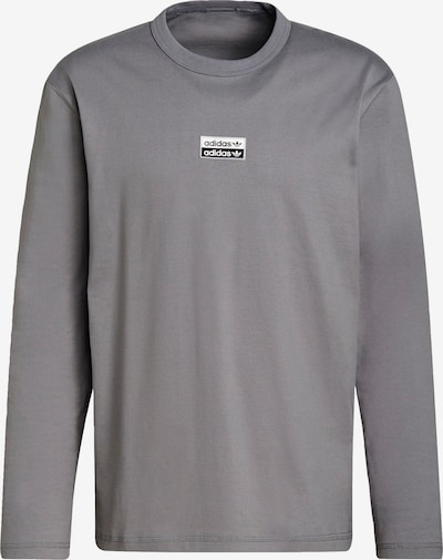 ADIDAS ORIGINALS Shirt in grau / schwarz / weiß, Produktansicht