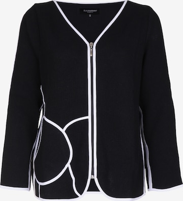 SAMMER Berlin Knit Cardigan in Black: front